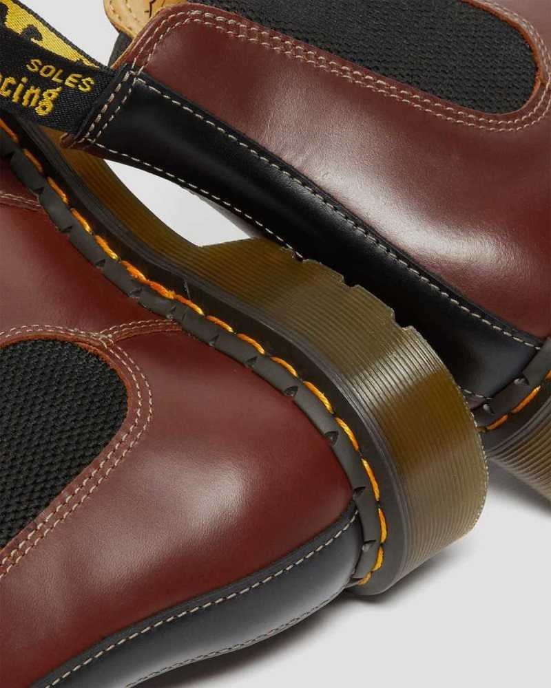 Dr Martens 2976 Abruzzo Leather Chelsea Boots Brown / Black | 05EVYTRSC