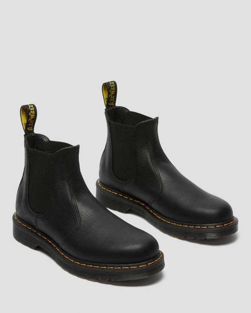 Dr Martens 2976 Ambassador Leather Chelsea Boots Black | 27RJXSKWF