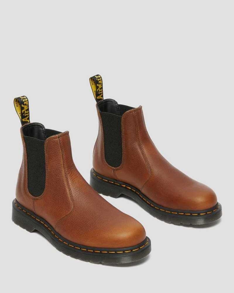 Dr Martens 2976 Ambassador Leather Chelsea Boots Cashew Ambassador | 02SYLZMGJ