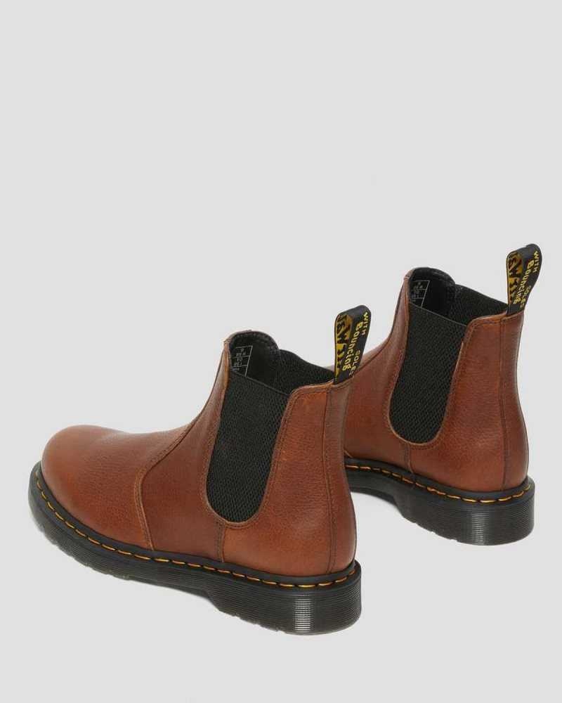 Dr Martens 2976 Ambassador Leather Chelsea Boots Cashew Ambassador | 02SYLZMGJ