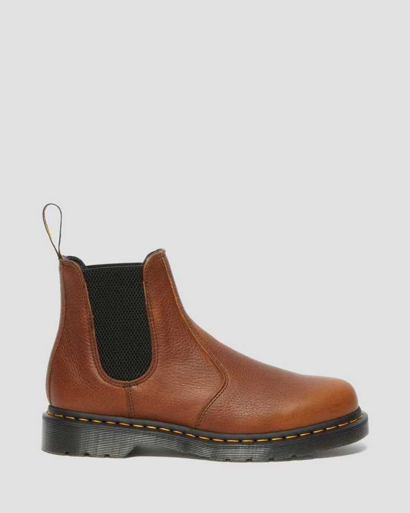 Dr Martens 2976 Ambassador Leather Chelsea Boots Cashew Ambassador | 02SYLZMGJ