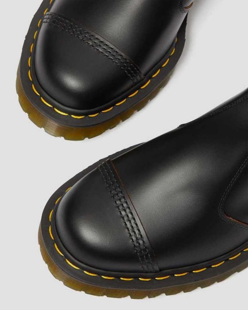 Dr Martens 2976 Bex Toe Cap Chelsea Boots Black | 18CTERAIW