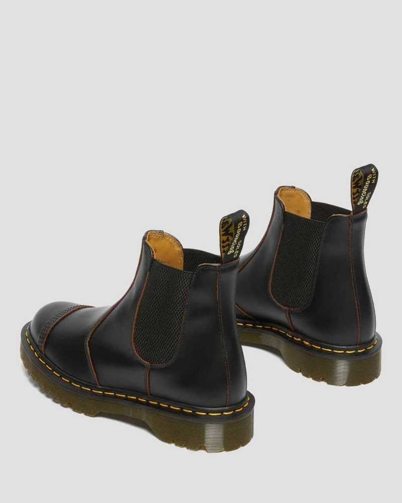 Dr Martens 2976 Bex Toe Cap Chelsea Boots Black | 18CTERAIW