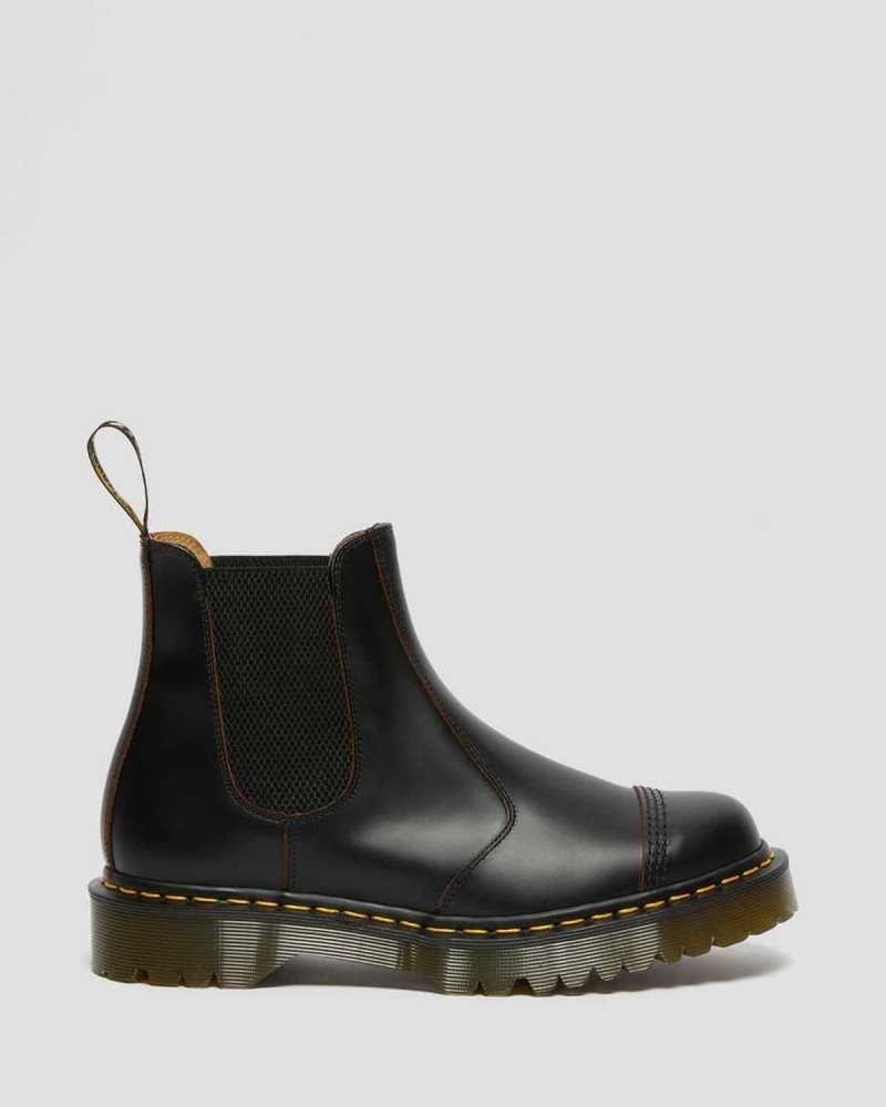 Dr Martens 2976 Bex Toe Cap Chelsea Boots Black | 18CTERAIW