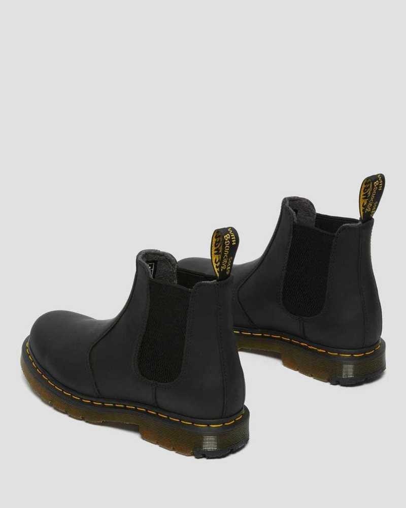 Dr Martens 2976 DM's Wintergrip Chelsea Boots Black | 10AFPCBHS