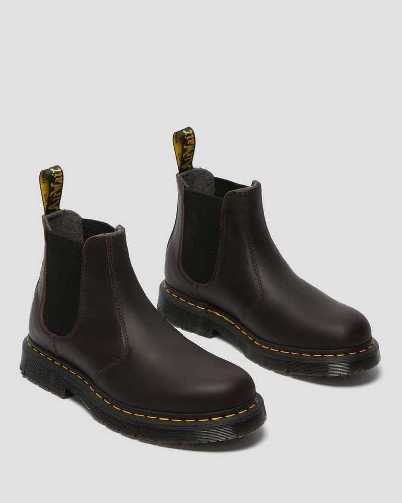 Dr Martens 2976 DM's Wintergrip Chelsea Boots Cocoa Snowplow | 82FYZTKRV