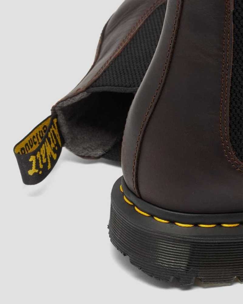 Dr Martens 2976 DM's Wintergrip Chelsea Boots Cocoa Snowplow | 82FYZTKRV