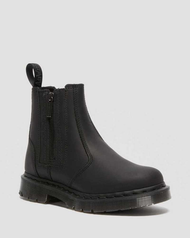 Dr Martens 2976 DM\'s Wintergrip Zip Chelsea Boots Black | 59YLZUIQM