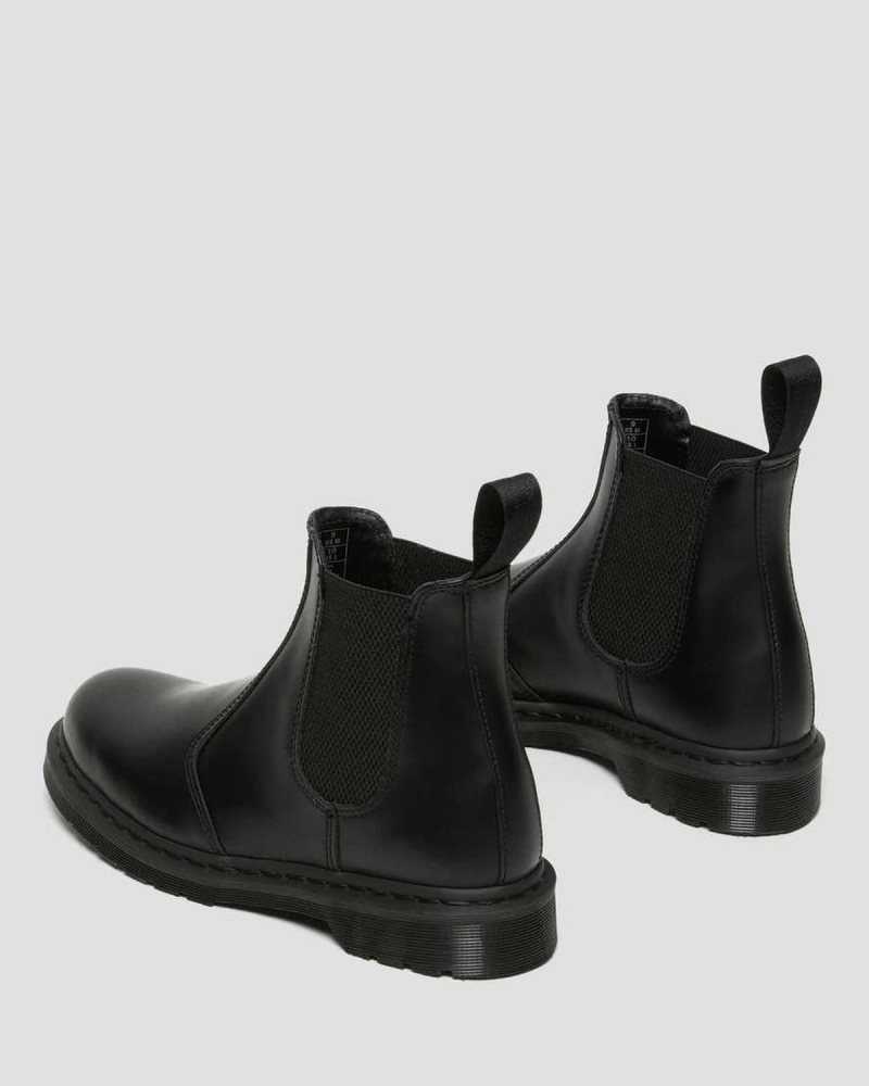 Dr Martens 2976 Mono Smooth Leather Chelsea Boots Black | 68QTKIZOV