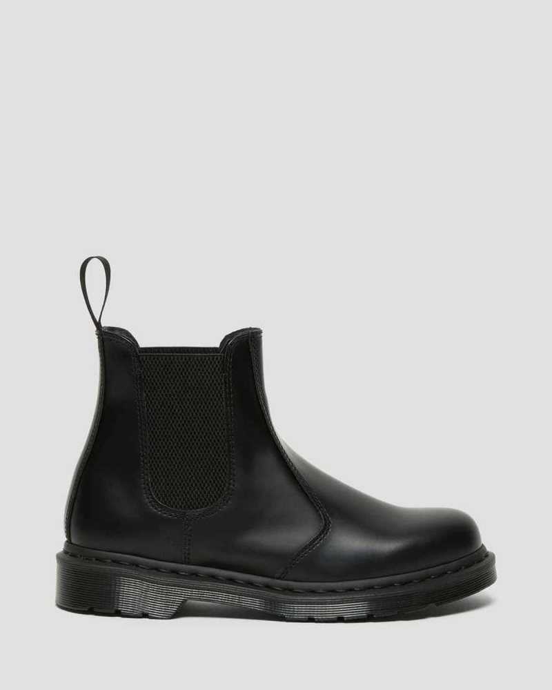 Dr Martens 2976 Mono Smooth Leather Chelsea Boots Black | 68QTKIZOV