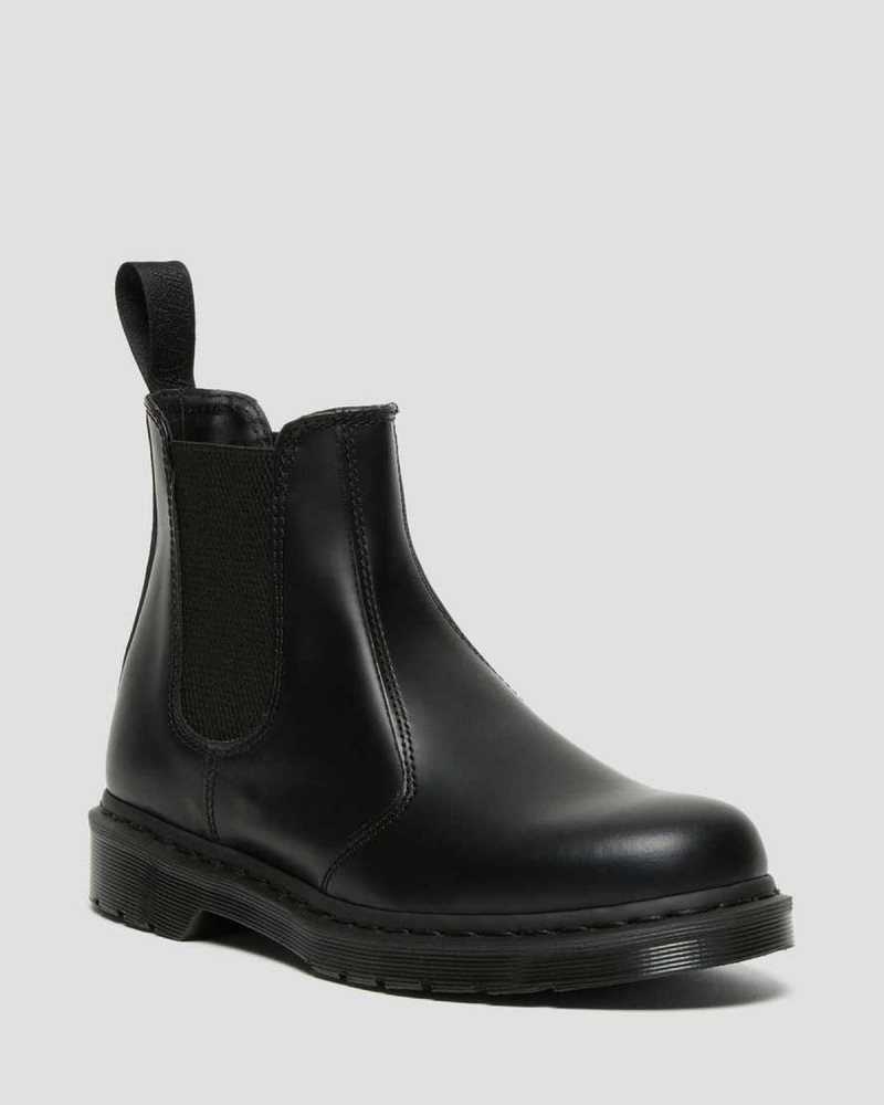 Dr Martens 2976 Mono Smooth Leather Chelsea Boots Black | 68QTKIZOV