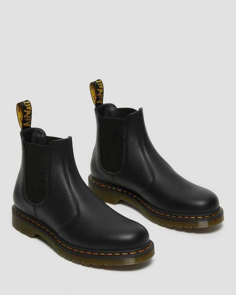 Dr Martens 2976 Nappa Leather Chelsea Boots Black | 08CKPFQNE