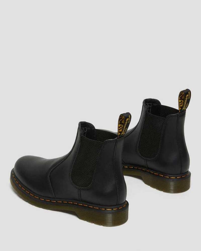 Dr Martens 2976 Nappa Leather Chelsea Boots Black | 08CKPFQNE