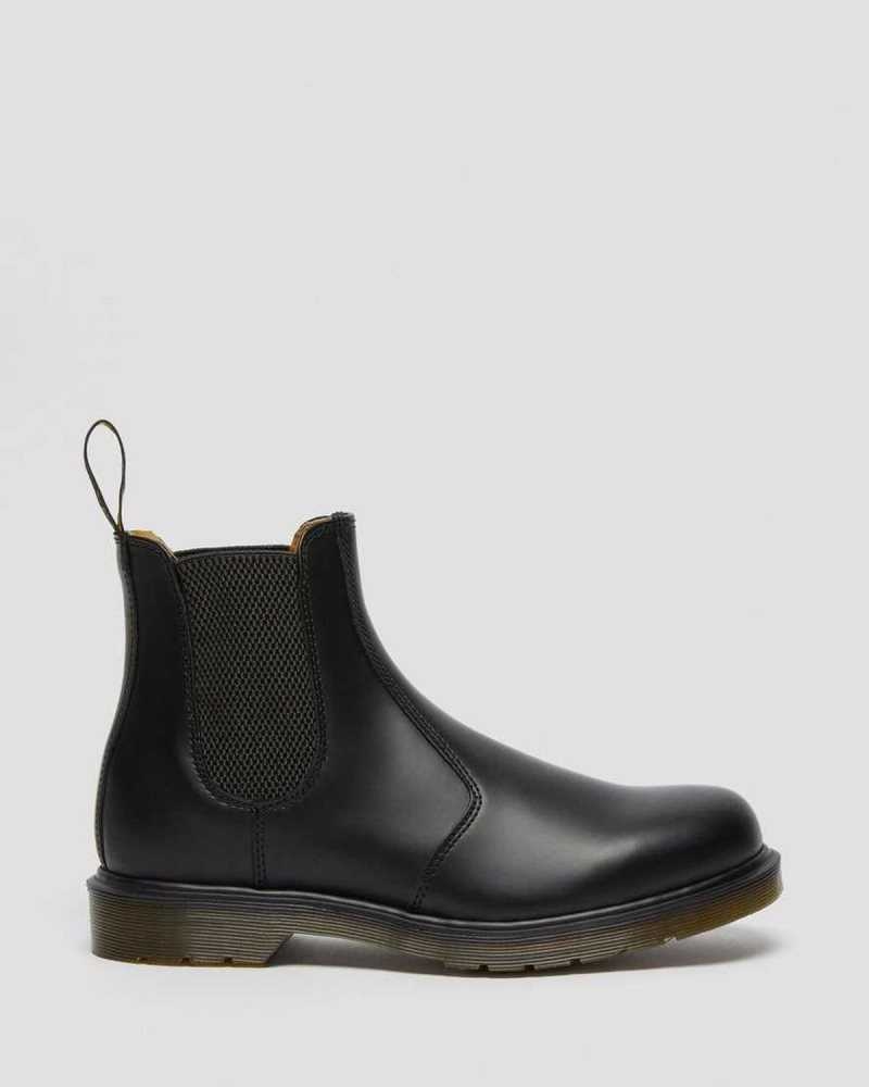 Dr Martens 2976 Smooth Leather Chelsea Boots Black | 69UZCYMPI