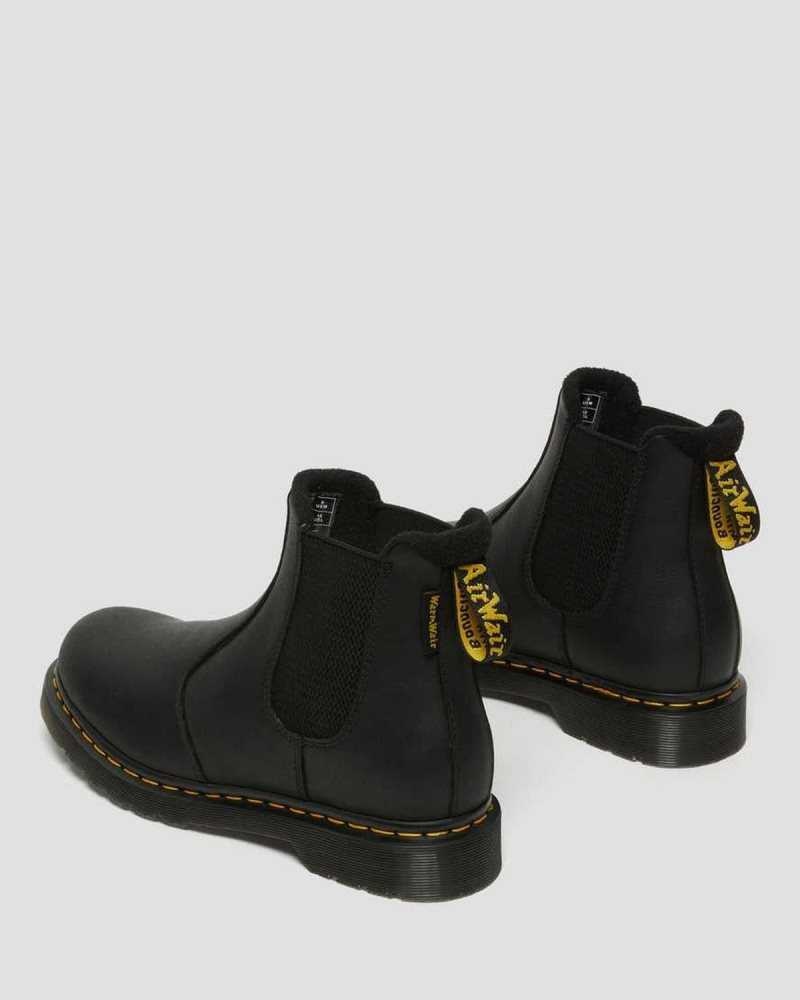 Dr Martens 2976 Warmwair Leather Chelsea Boots Black | 79YDEPMRS