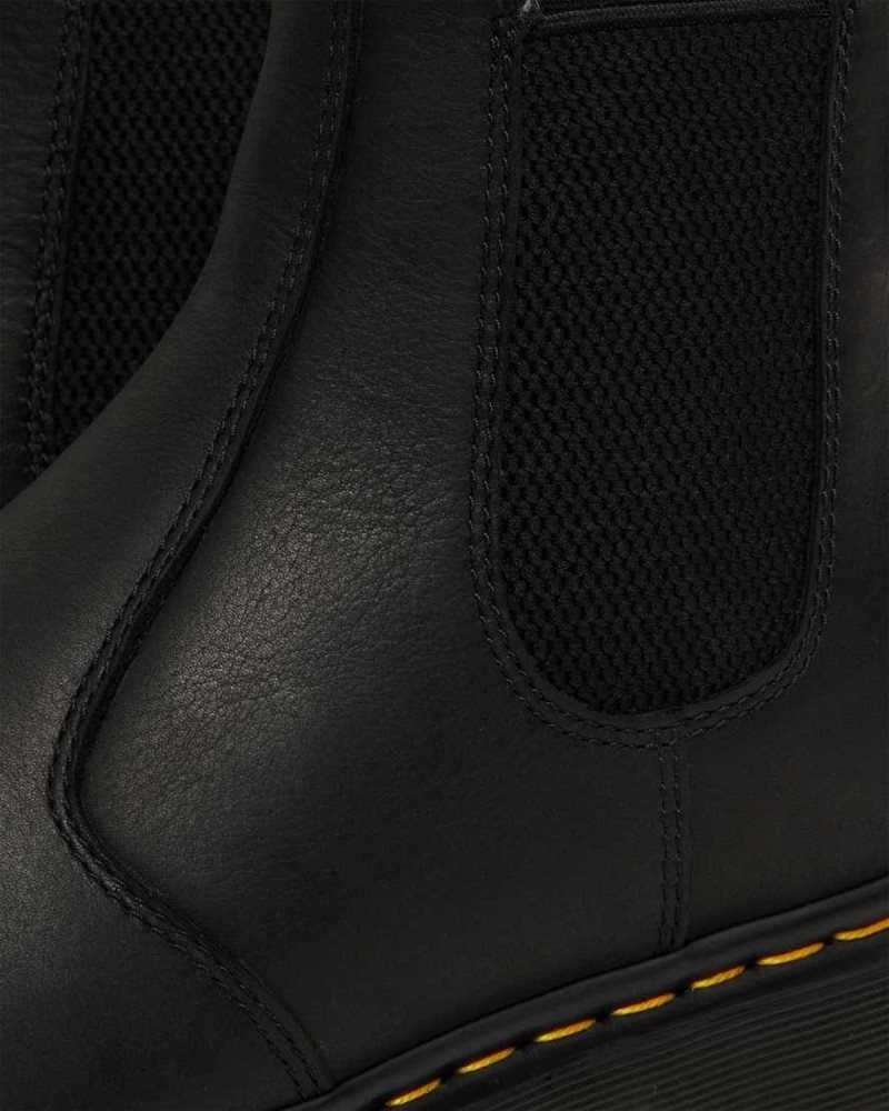 Dr Martens 2976 Warmwair Leather Chelsea Boots Black | 79YDEPMRS