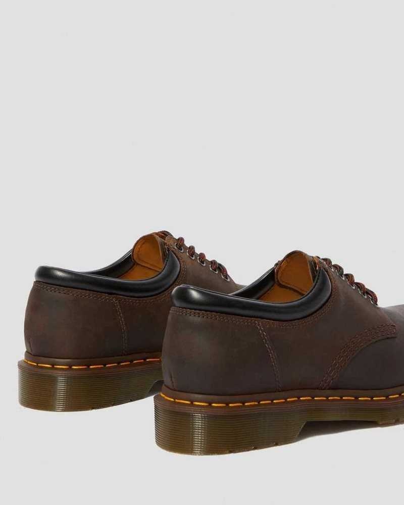 Dr Martens 8053 Crazy Horse Leather Casual Shoes Brown | 17HFQUJRL