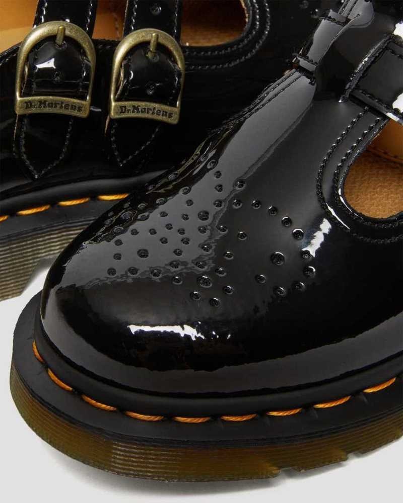 Dr Martens 8065 Patent Leather Mary Jane Shoes Patent Lamper | 91GEIAXNO