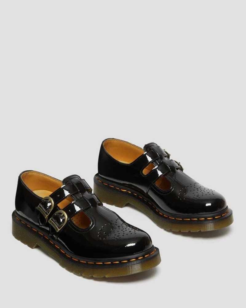 Dr Martens 8065 Patent Leather Mary Jane Shoes Patent Lamper | 82VHBULIT