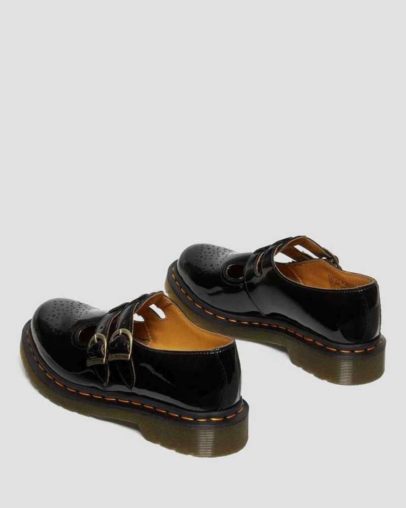 Dr Martens 8065 Patent Leather Mary Jane Shoes Patent Lamper | 82VHBULIT