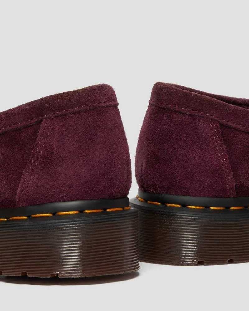 Dr Martens Adrian Snaffle Suede Loafers Purple | 26EGACXLF