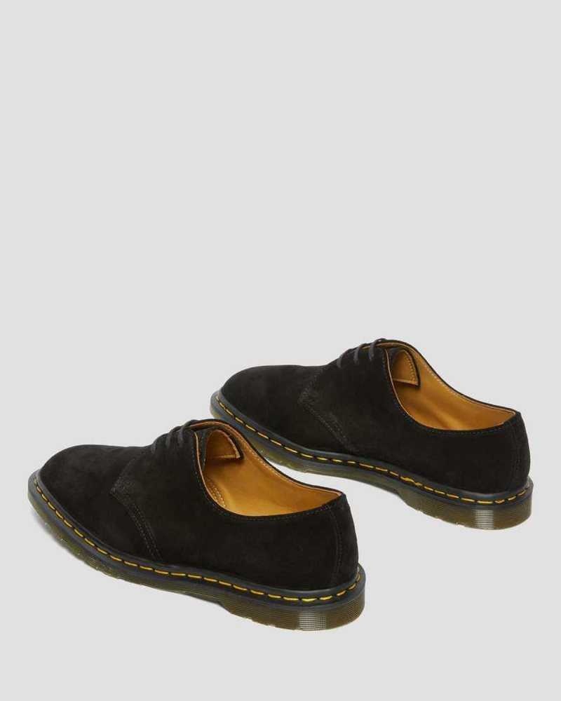 Dr Martens Archie II Suede Oxford Shoes Black | 24RPSAOEN