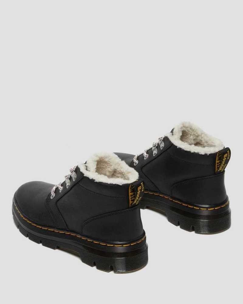 Dr Martens Bonny Faux Shearling Lined Casual Boots Black | 32UZGVAXD