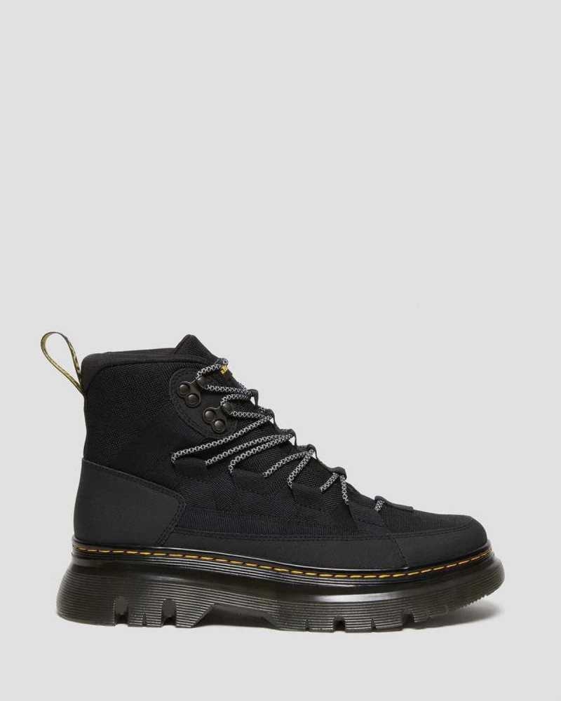 Dr Martens Boury Leather Casual Boots Black | 69ZGPKNVM