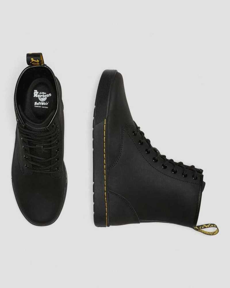 Dr Martens Cairo Leather Casual Shoes Black | 05DTKRIPG