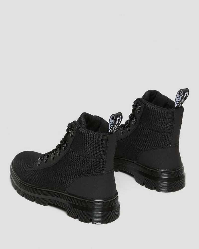 Dr Martens Combs Poly Casual Boots Black | 89PBGKHFA