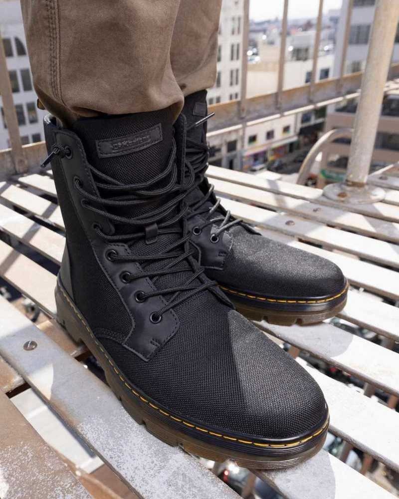 Dr Martens Combs Poly Casual Boots Black | 94SCZYDLX