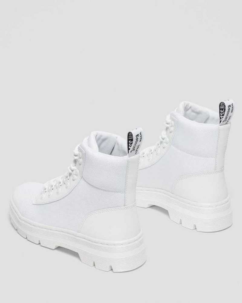 Dr Martens Combs Poly Casual Boots White | 14LRDQYCH