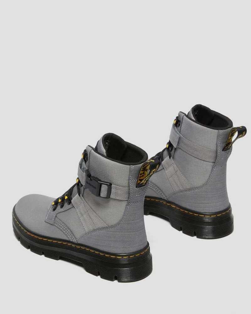 Dr Martens Combs Tech II Poly Casual Boots Grey | 74FCWADEV