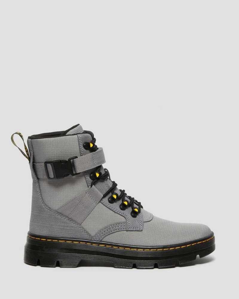 Dr Martens Combs Tech II Poly Casual Boots Grey | 74FCWADEV