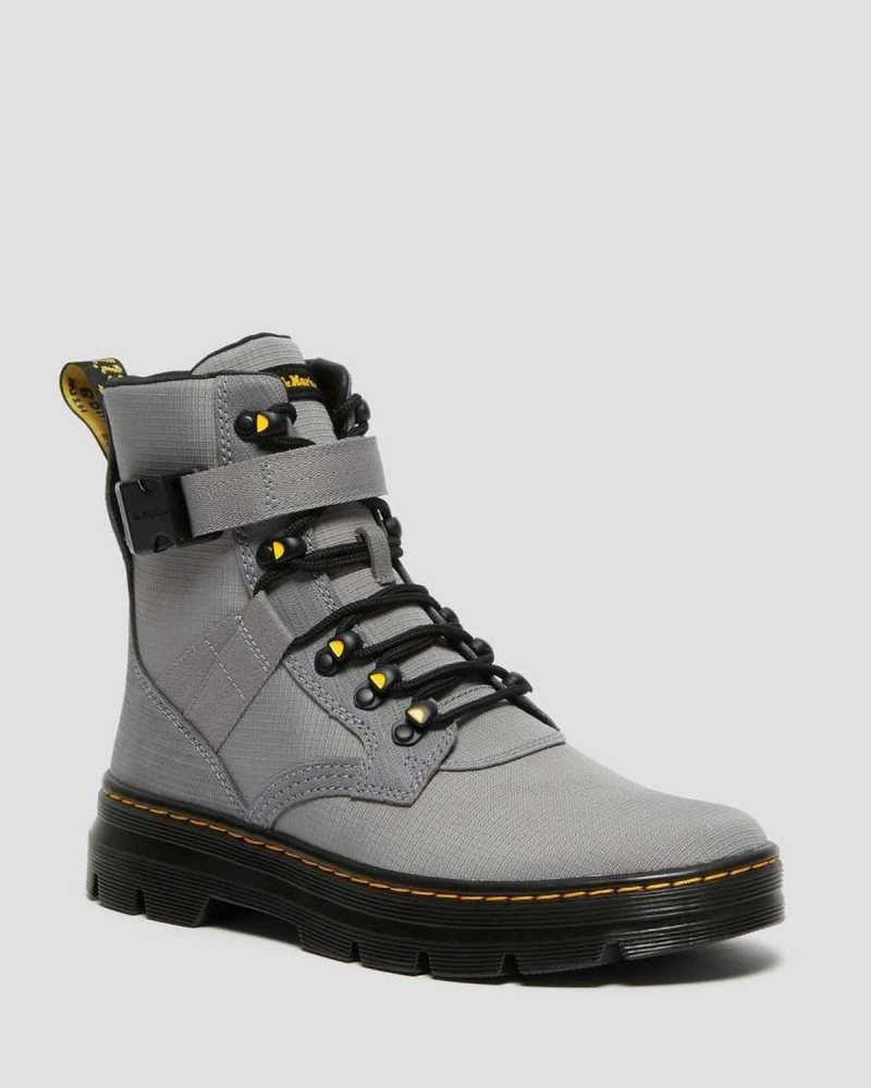 Dr Martens Combs Tech II Poly Casual Boots Grey | 74FCWADEV