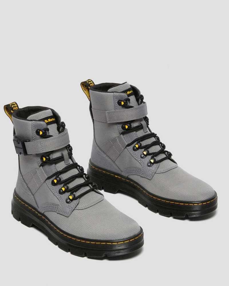 Dr Martens Combs Tech II Poly Casual Boots Grey | 63CRVQDFG