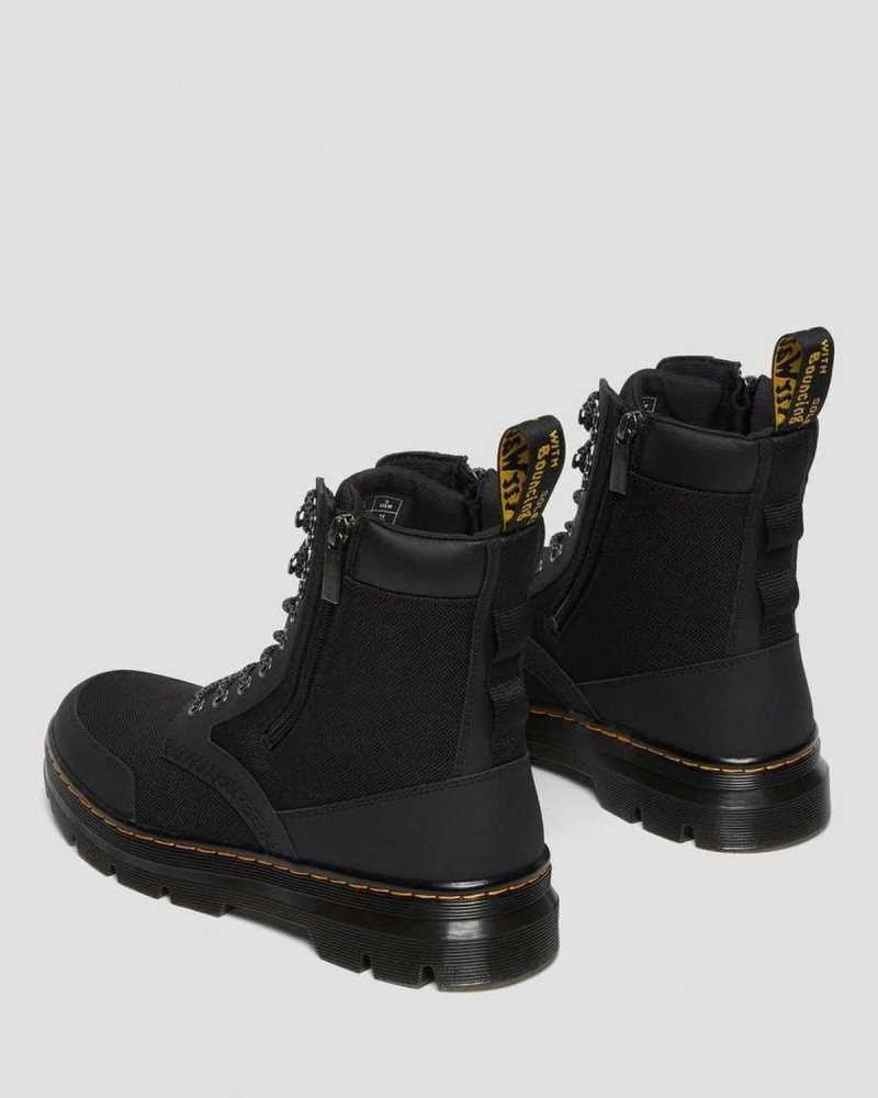 Dr Martens Combs Zip Casual Boots Black | 03CYDZJKN