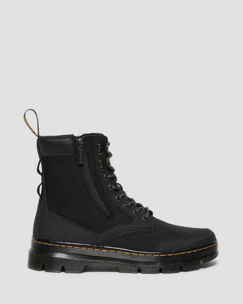 Dr Martens Combs Zip Casual Boots Black | 03CYDZJKN