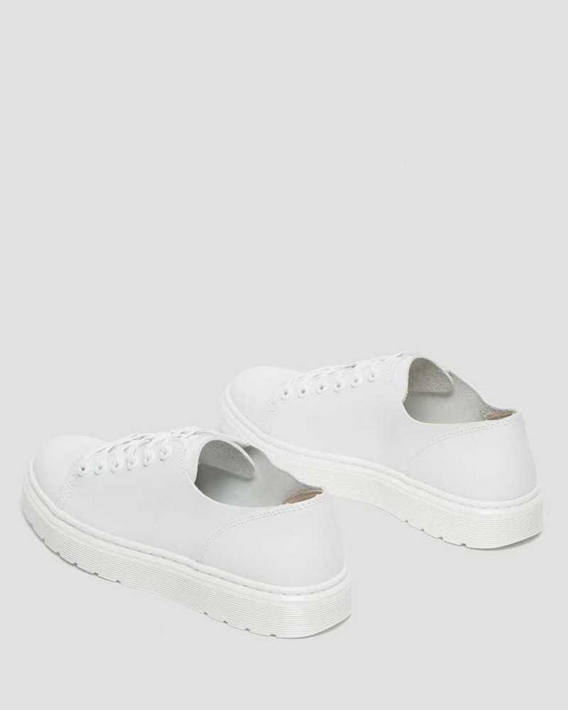 Dr Martens Dante Leather Casual Shoes White | 20SVLXAUF