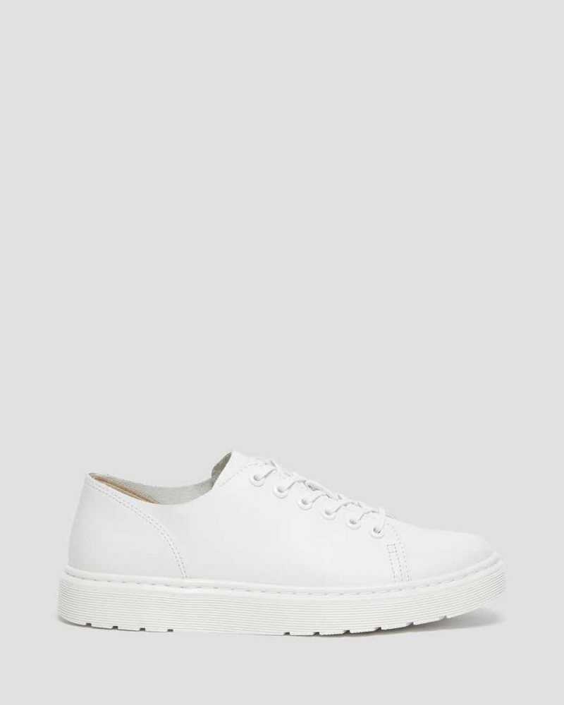 Dr Martens Dante Leather Casual Shoes White | 20SVLXAUF