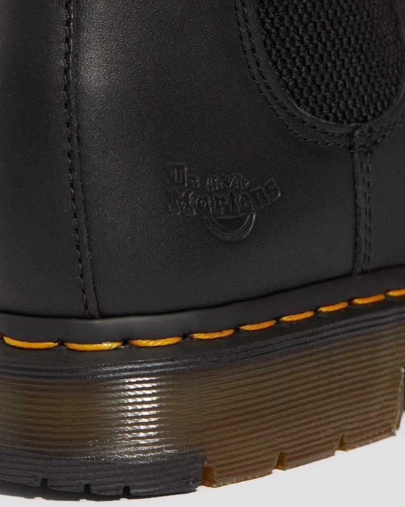 Dr Martens Fellside Full Grain Chelsea Work Boots Black | 41AZBERKQ