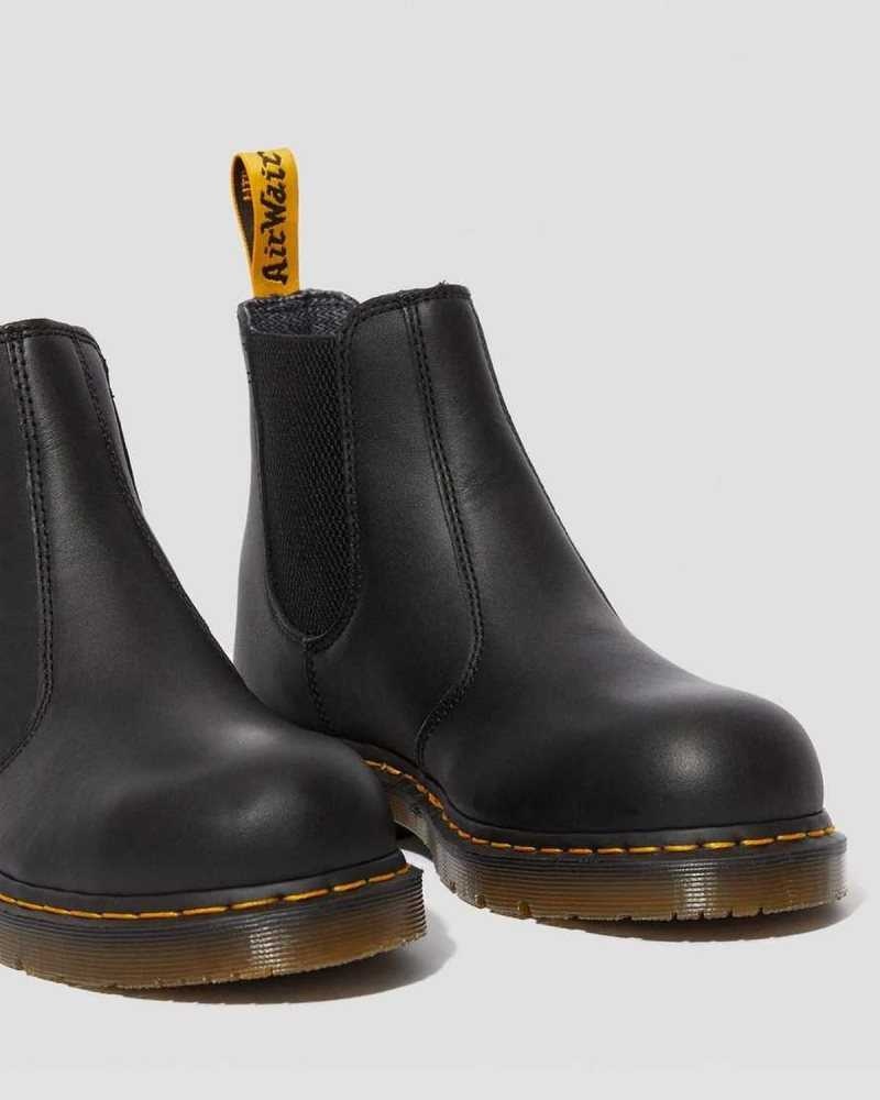 Dr Martens Fellside Full Grain Chelsea Work Boots Black | 41AZBERKQ