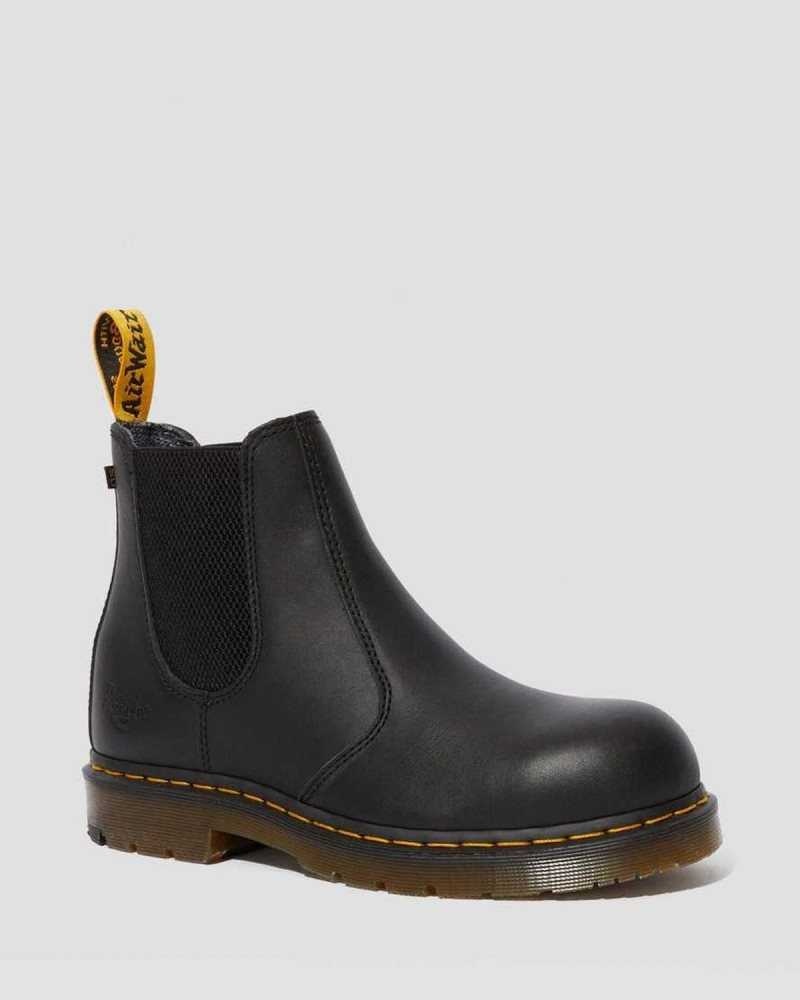 Dr Martens Fellside Full Grain Chelsea Work Boots Black | 41AZBERKQ