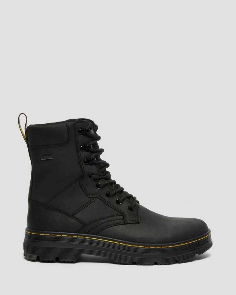 Dr Martens Iowa Waterproof Poly Casual Boots Black | 19AUGOHLF