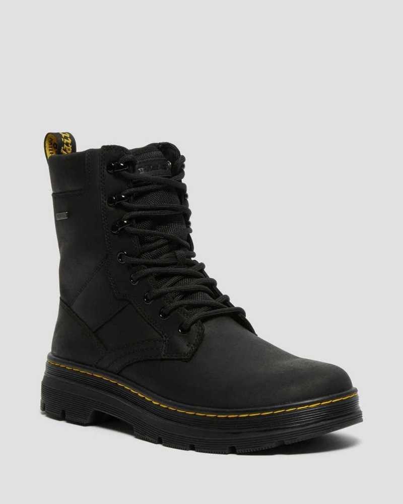 Dr Martens Iowa Waterproof Poly Casual Boots Black | 19AUGOHLF