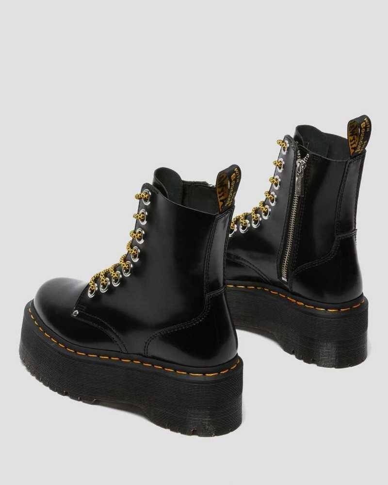 Dr Martens Jadon Max Platform Boots Black | 54XLTRYWA