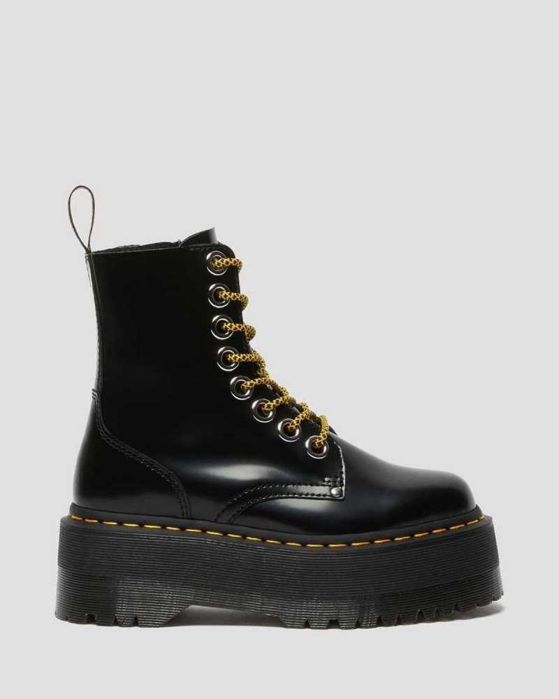 Dr Martens Jadon Max Platform Boots Black | 54XLTRYWA