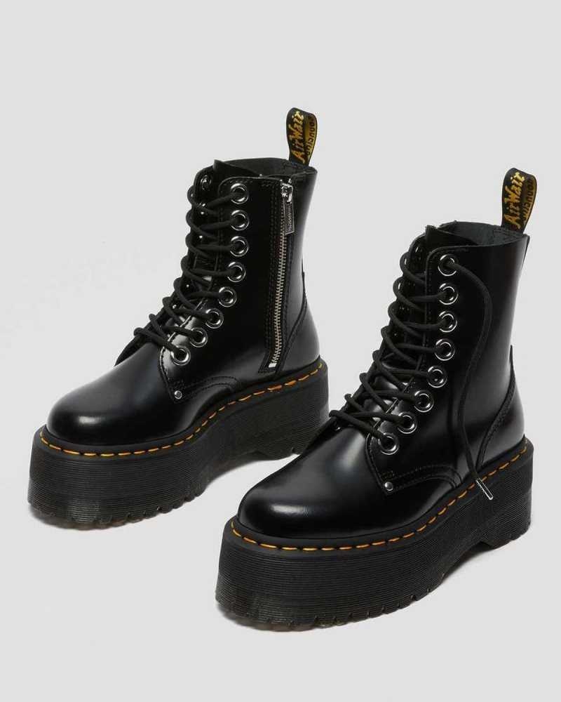 Dr Martens Jadon Max Platform Boots Black | 54XLTRYWA