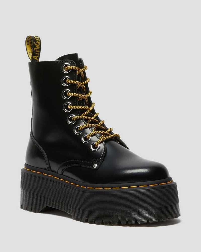 Dr Martens Jadon Max Platform Boots Black | 54XLTRYWA