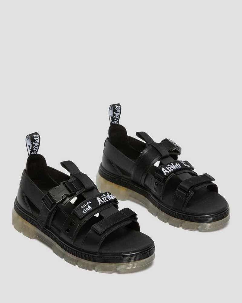 Dr Martens Pearson Iced Casual Sandals Black | 72RJODZYG